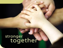 many hand laid on each other